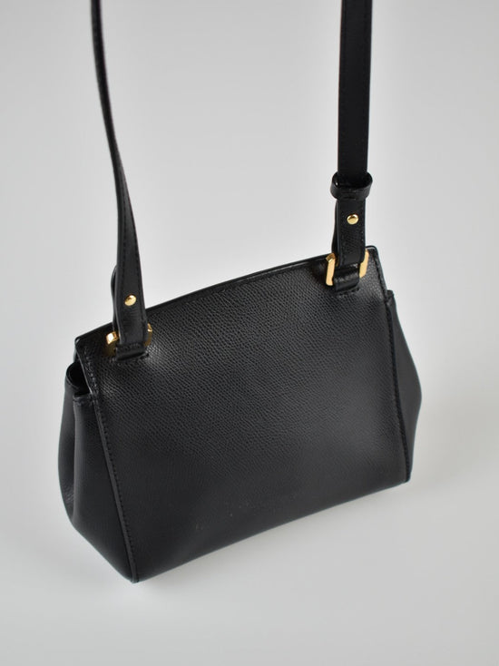 Ralph Lauren Umhängetasche, Leder,schwarz - 2