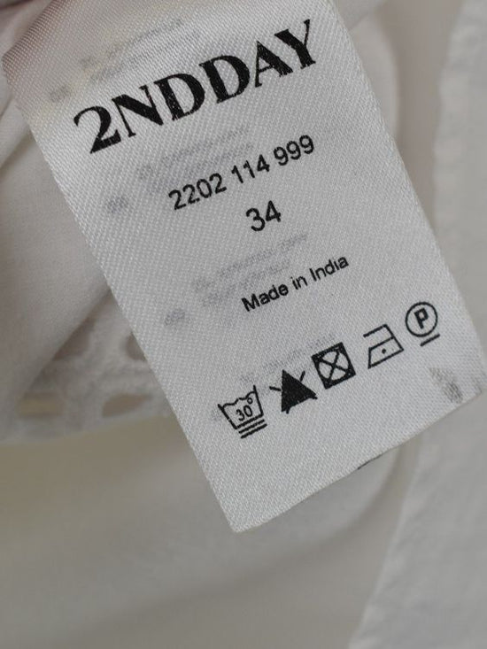 2NDDAY Bluse, Gr.34, 100% Baumwolle - Bluse - 2ND STORY