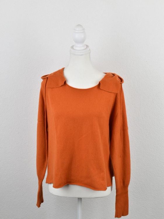 360Cashmere Kapuzenpullover, 100% Cashmere, orange - Pullover - 2ND STORY