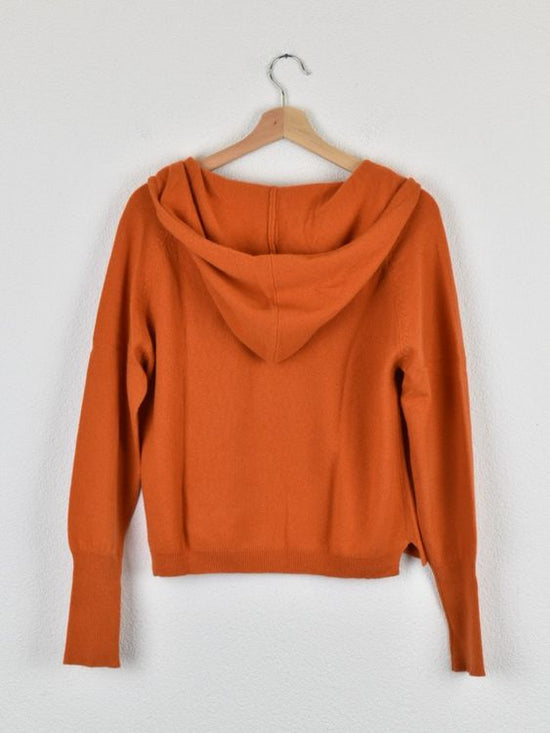 360Cashmere Kapuzenpullover, 100% Cashmere, orange - Pullover - 2ND STORY