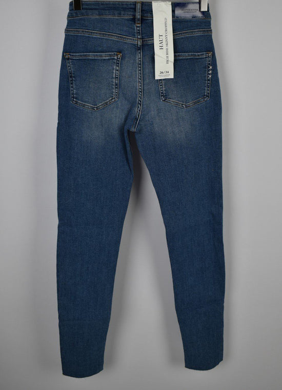Scotch & Soda High Rise Skinny Cropped Jeans, Gr.26