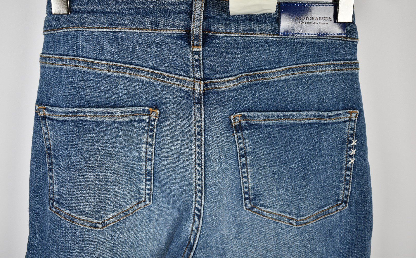 Scotch & Soda High Rise Skinny Cropped Jeans, Gr.26