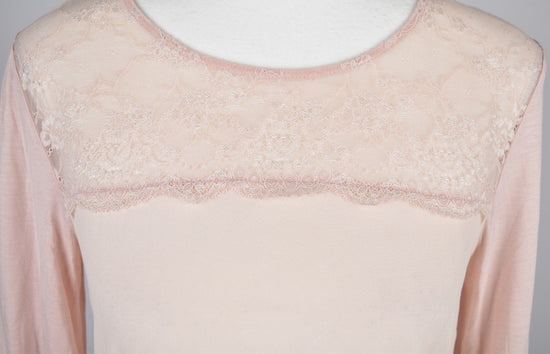 Hallhuber Blusenshirt mit Spitze, Gr..S