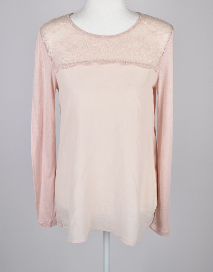 Hallhuber Blusenshirt mit Spitze, Gr..S
