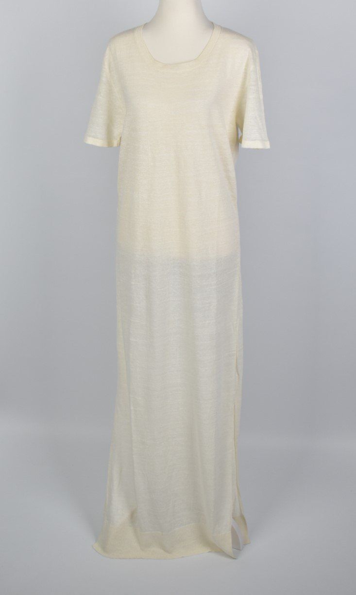 Pringle of Scotland Maxikleid, Gr.S, 62% Leinen - 0