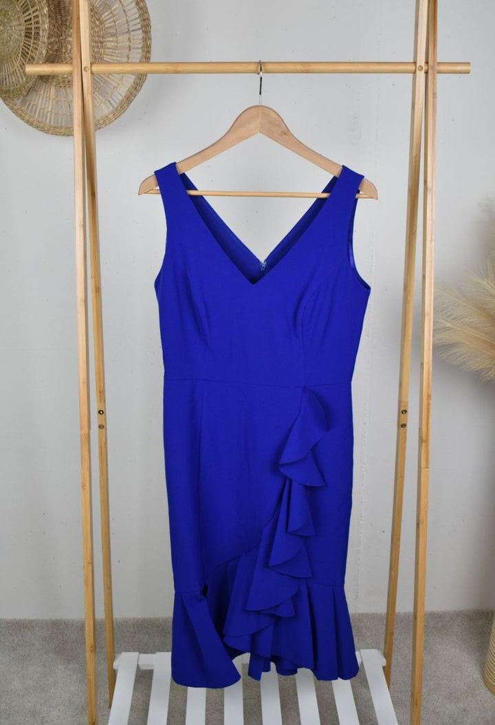 Marina Kleid, Gr.38 elegant, mit Volants - 0