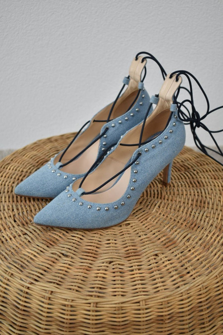 Navyboot Pumps Gr.38 denim - 1