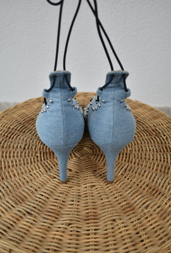 Navyboot Pumps Gr.38 denim - 4