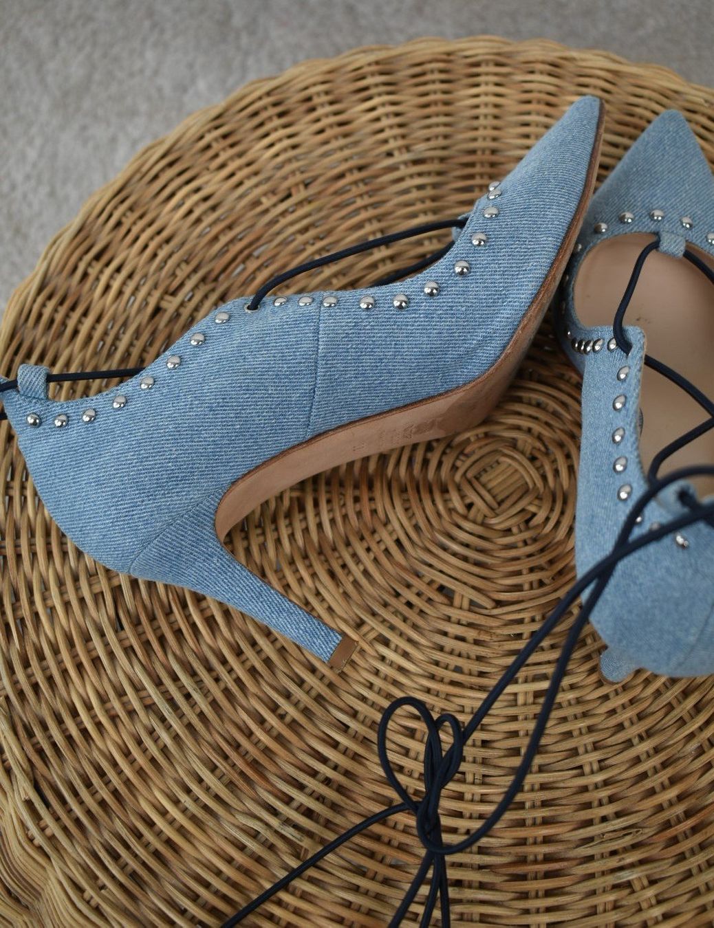 Navyboot Pumps Gr.38 denim - 6