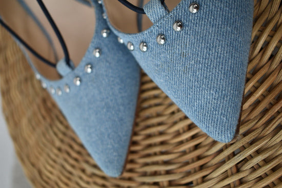 Navyboot Pumps Gr.38 denim - 3