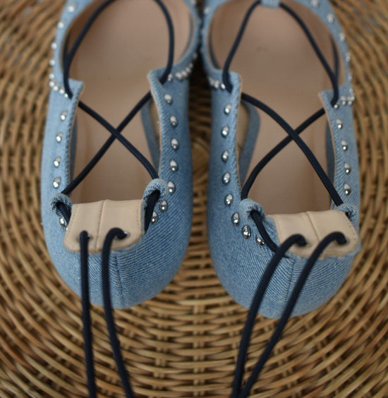 Navyboot Pumps Gr.38 denim - 5