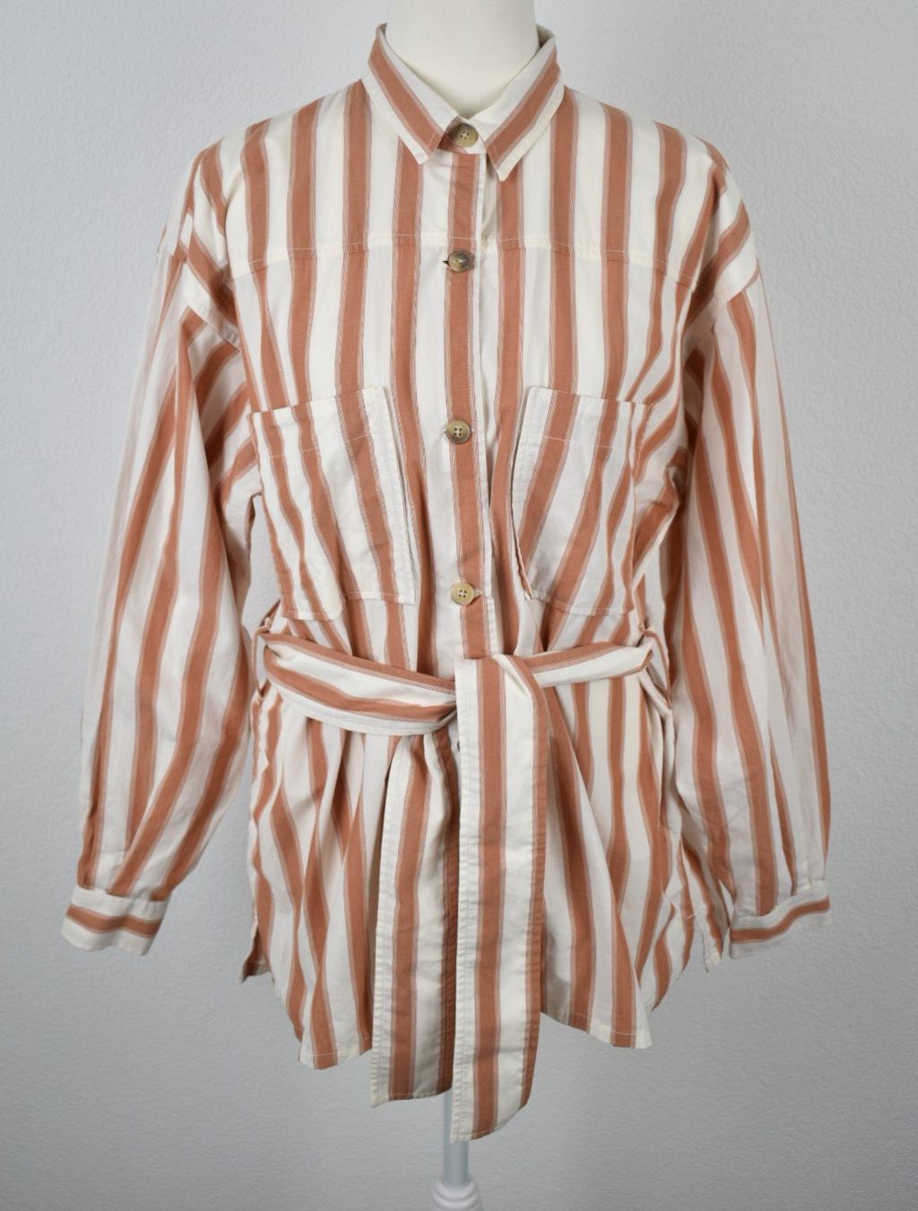 Closed Bluse, oversized, Gr.M - 0