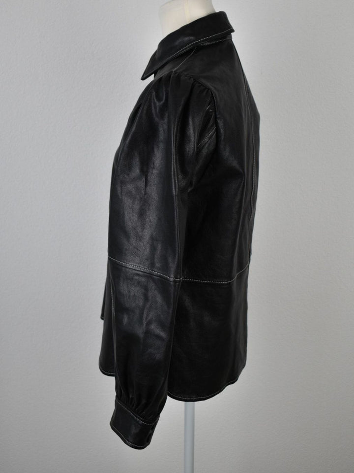 Ganni Lammleder Hemd/Hemdjacke Gr.36 ungetragen