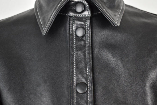 Ganni Lammleder Hemd/Hemdjacke Gr.36 ungetragen