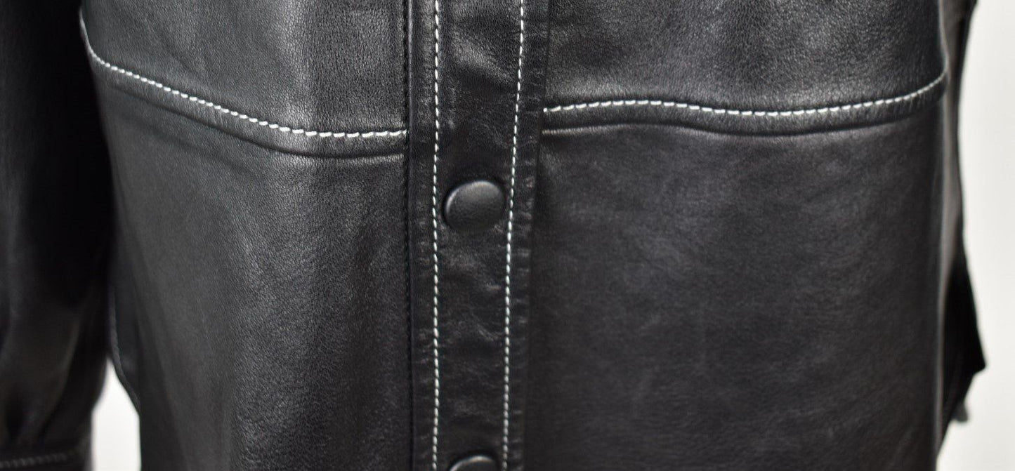 Ganni Lammleder Hemd/Hemdjacke Gr.36 ungetragen