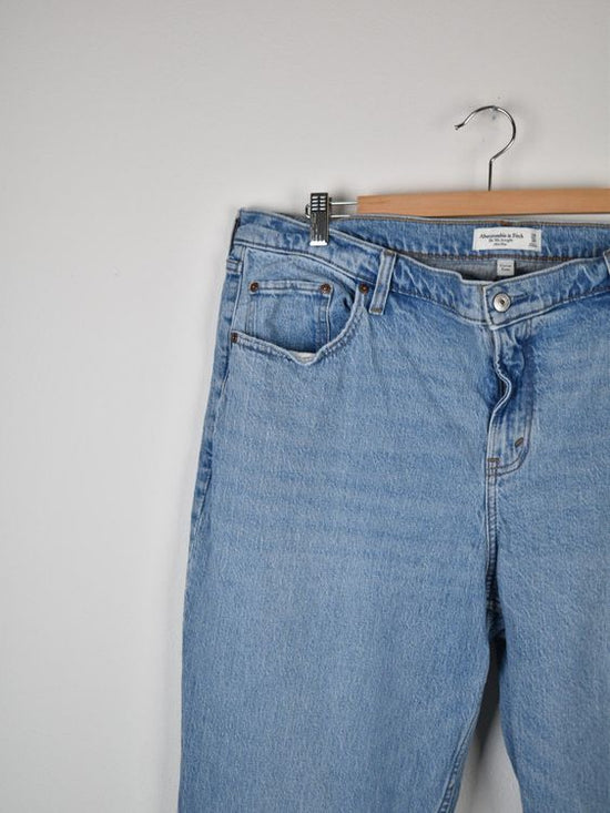 Abercrombie & Fitch Curve Love Jeans Gr.34, '90s straight