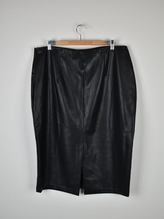 Abercrombie & Fitch Lederrock, veganes Leder, Gr.XL