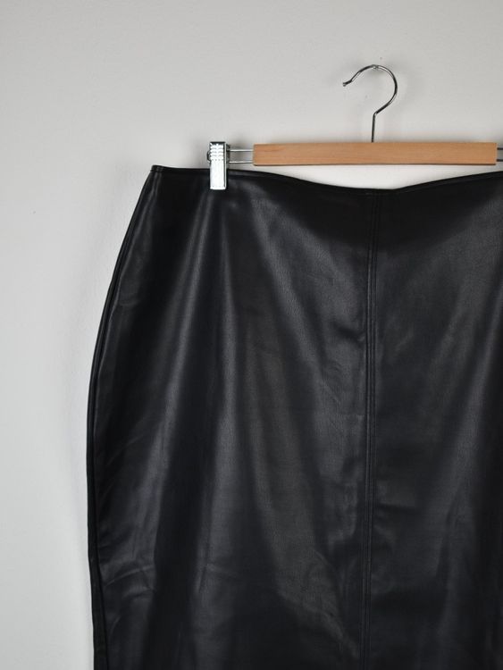 Abercrombie & Fitch Lederrock, veganes Leder, Gr.XL