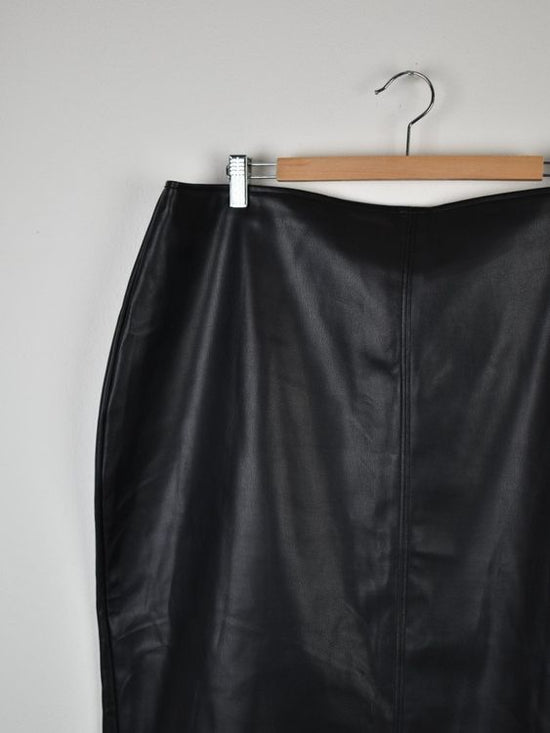 Abercrombie & Fitch Lederrock, veganes Leder, Gr.XL