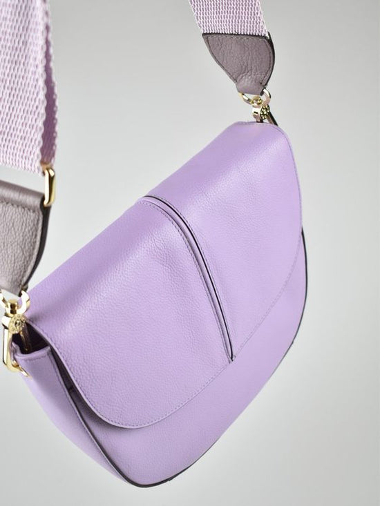 Abro Umhängetasche, unbenutzt, Flieder, Leder - Handtasche - 2ND STORY