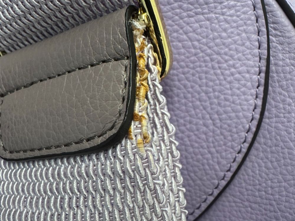 Abro Umhängetasche, unbenutzt, Flieder, Leder - Handtasche - 2ND STORY