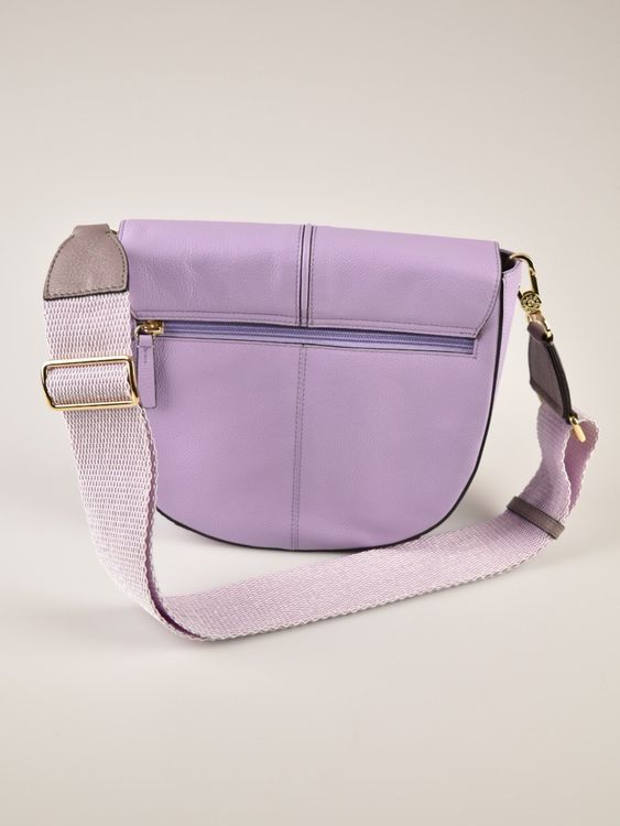 Abro Umhängetasche, unbenutzt, Flieder, Leder - Handtasche - 2ND STORY