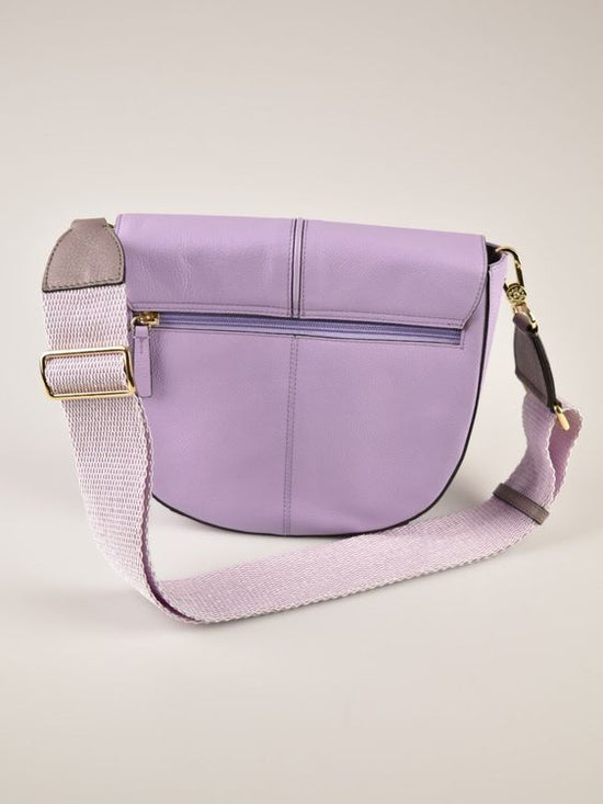 Abro Umhängetasche, unbenutzt, Flieder, Leder - Handtasche - 2ND STORY