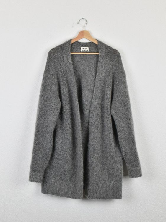 Acne Studios Cardigan, grau, Mohair, Gr.L, oversized