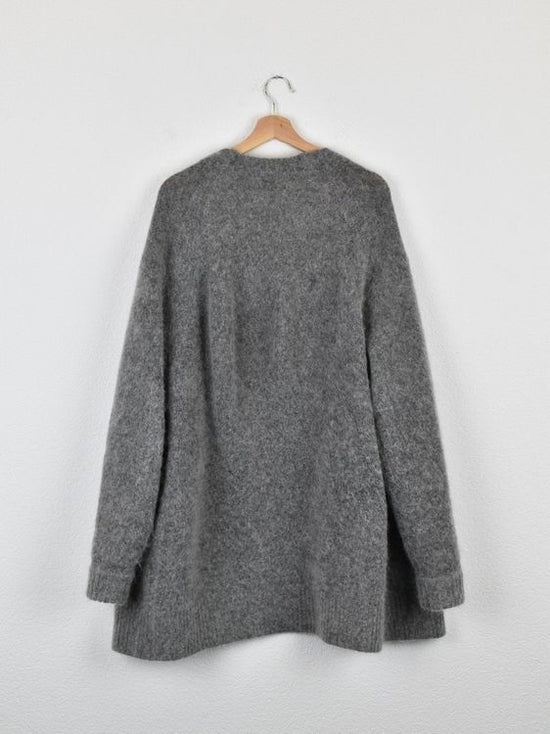 Acne Studios Cardigan, grau, Mohair, Gr.L, oversized