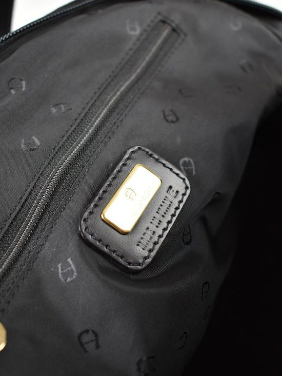 Aigner Handtasche Nylon/Leder, sehr guter Zustand