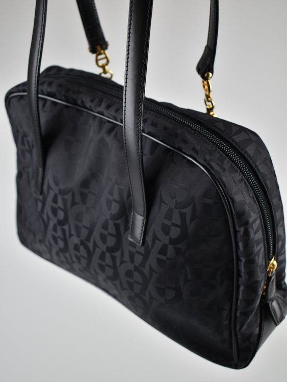 Aigner Handtasche Nylon/Leder, sehr guter Zustand