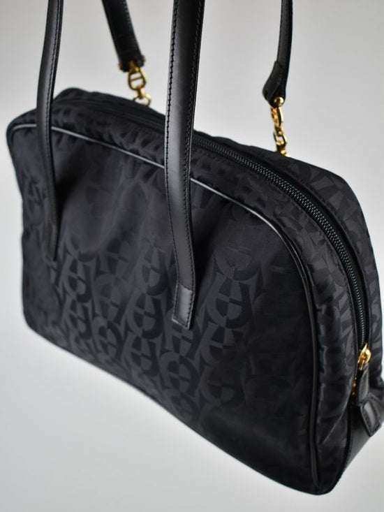 Aigner Handtasche Nylon/Leder, sehr guter Zustand