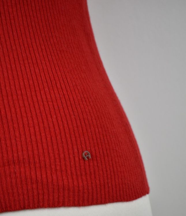 Aigner Kurzarm Pullover Gr.36 100% Wolle