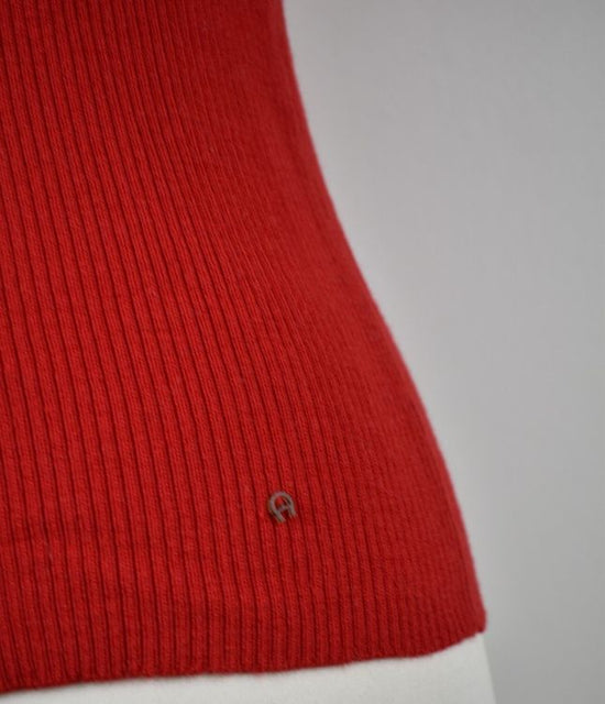 Aigner Kurzarm Pullover Gr.36 100% Wolle