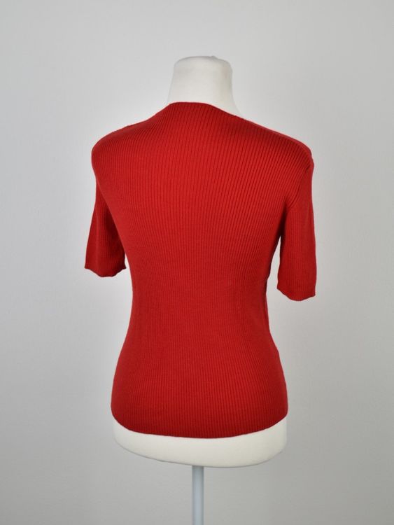Aigner Kurzarm Pullover Gr.36 100% Wolle