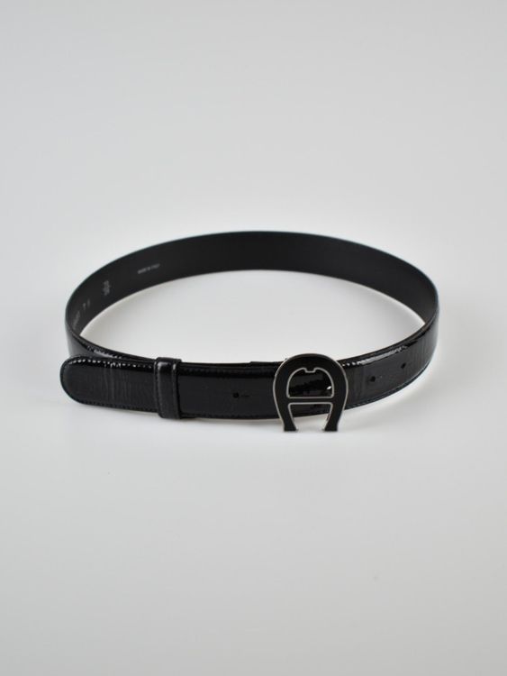 Aigner Lackleder Gürtel Gr.70