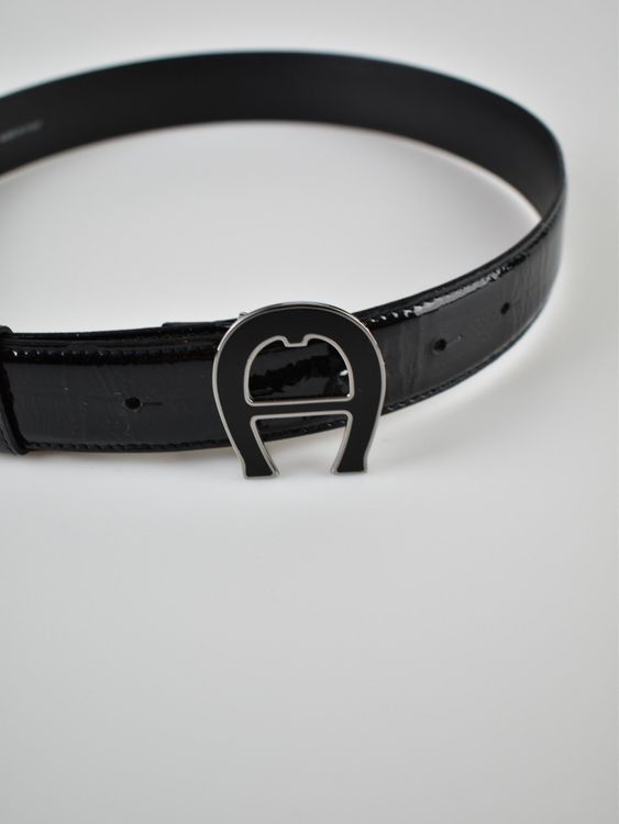 Aigner Lackleder Gürtel Gr.70