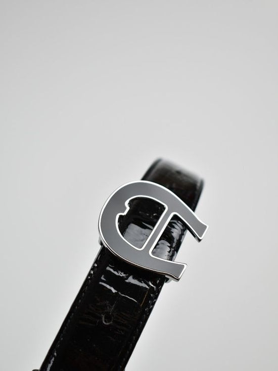Aigner Lackleder Gürtel Gr.70