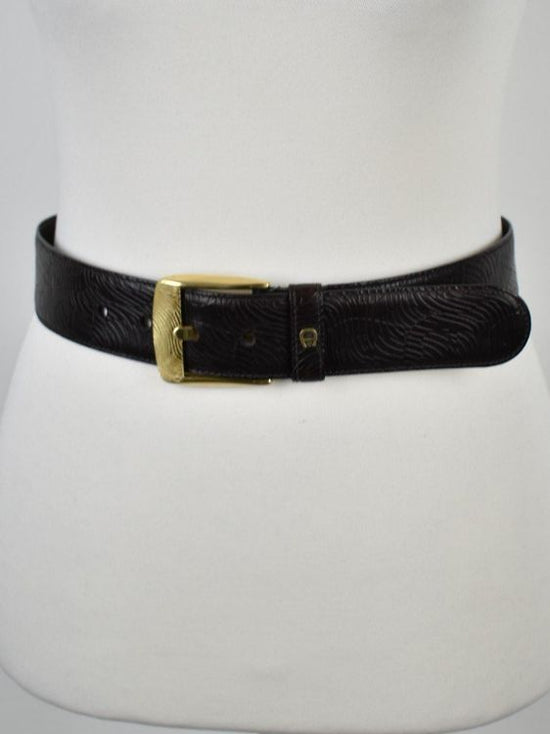 Aigner Ledergürtel, braun, Gr.70 - 0