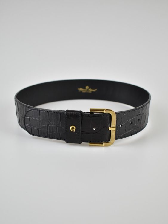 Aigner Ledergürtel Gr.65, schwarz
