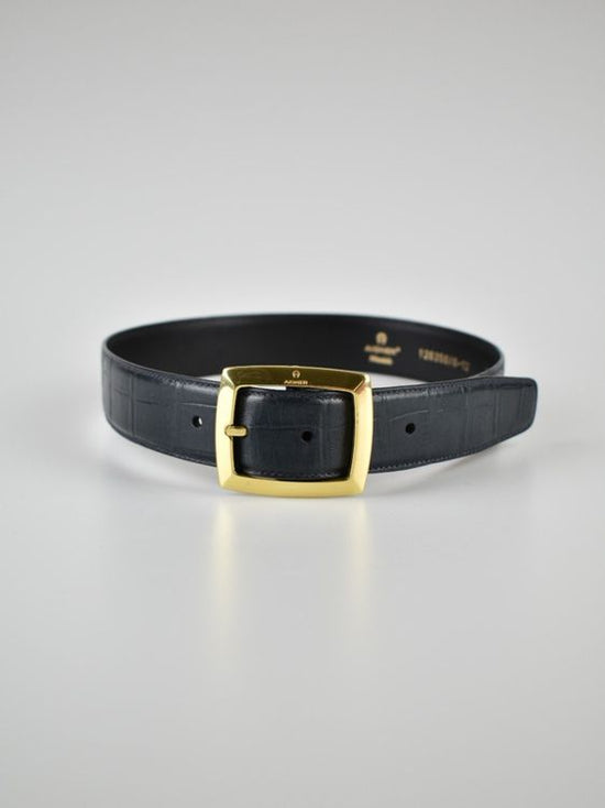 Aigner Ledergürtel Gr.70, dunkelblau