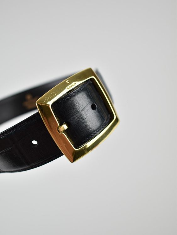 Aigner Ledergürtel Gr.70, dunkelblau