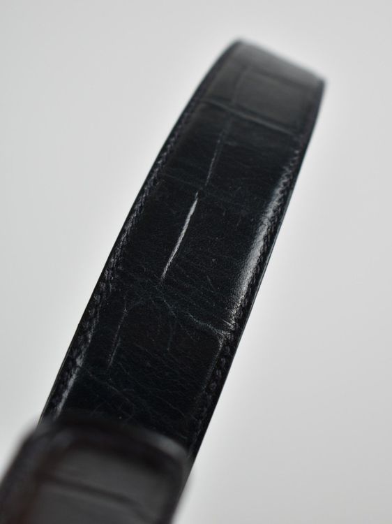 Aigner Ledergürtel Gr.70, dunkelblau