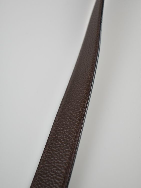 Aigner Ledergürtel, reversible, schwarz/braun, Gr.75
