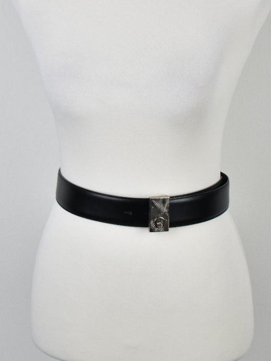 Aigner Ledergürtel, schwarz, Gr.70, neuwertig
