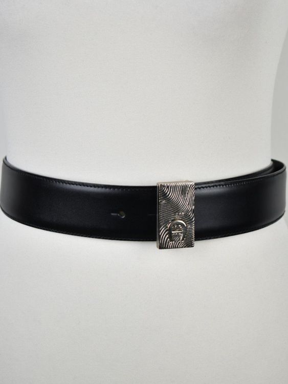 Aigner Ledergürtel, schwarz, Gr.70, neuwertig