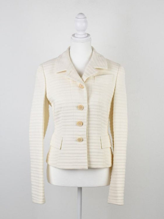 Akris Blazer Gr.34, 90% Wolle, offwhite | 2ND STORY 