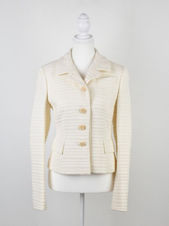 Akris Blazer Gr.34, 90% Wolle, offwhite | 2ND STORY 