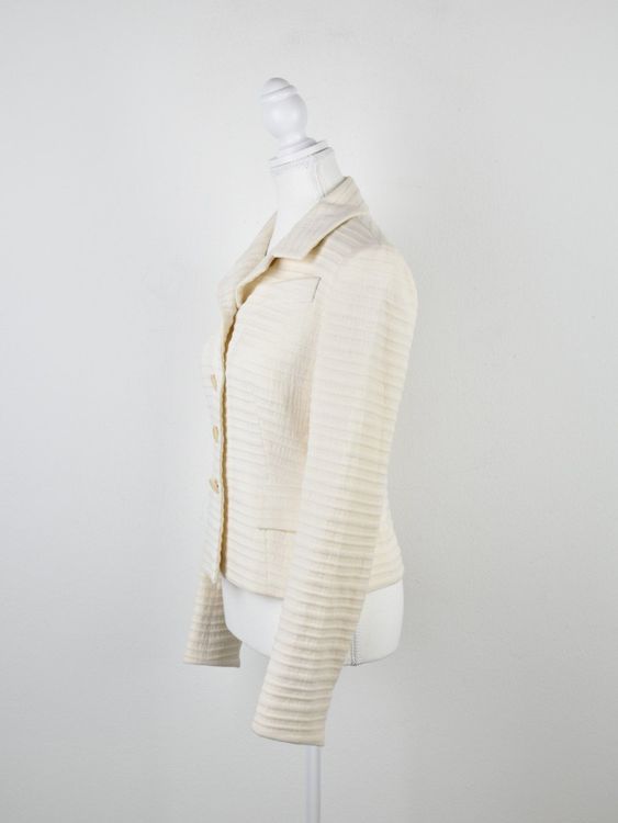 Akris Blazer Gr.34, 90% Wolle, offwhite | 2ND STORY 