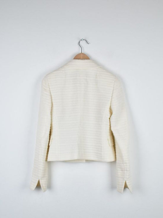 Akris Blazer Gr.34, 90% Wolle, offwhite | 2ND STORY 